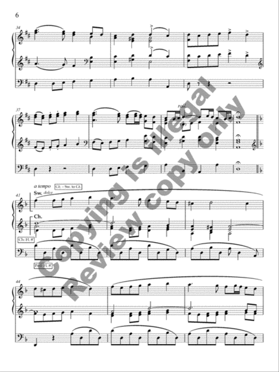 Ancient Airs and Dances, Suite No. 1 Organ Solo scores gallery preview page 7