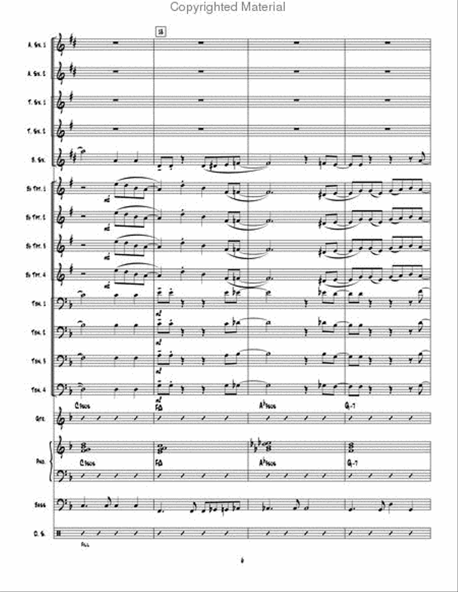 Man Ain't Said My Name Man Ain't Said My Name Jazz Ensemble scores gallery preview page 7