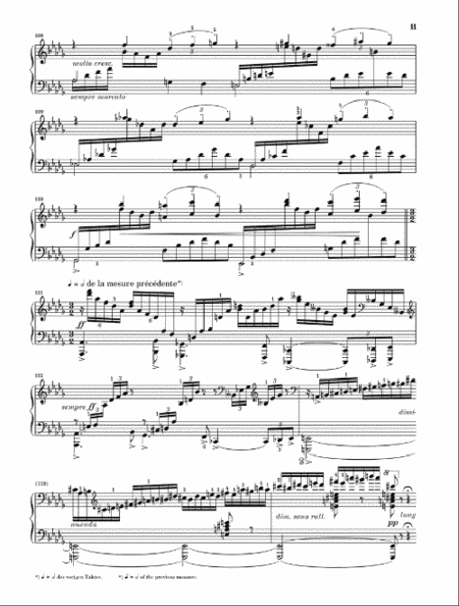 Nocturne No. 6 in D-Flat Major Op. 63 Piano Solo scores gallery preview page 3