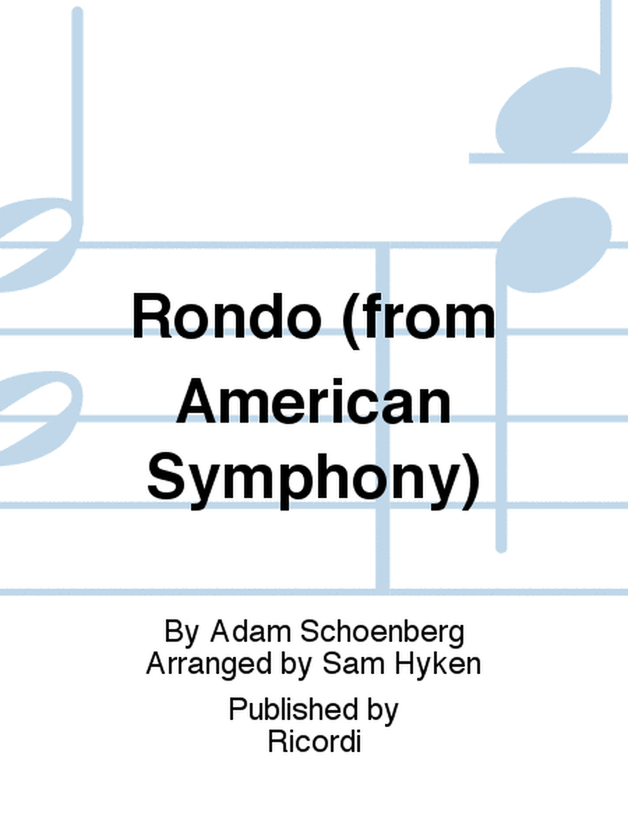 Rondo (from American Symphony)