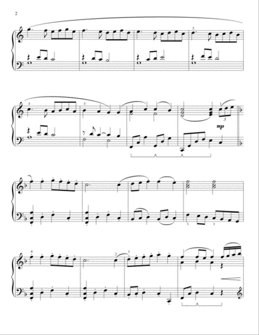 Ding Dong! Merrily On High! Piano Method scores gallery preview page 2