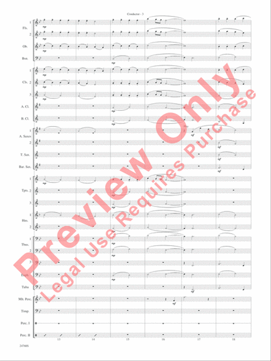 Appalachian Carol Concert Band scores gallery preview page 6