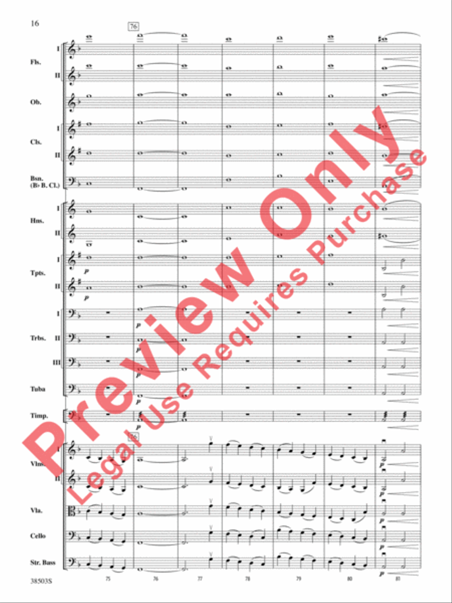 Tragic Overture Full Orchestra scores gallery preview page 17