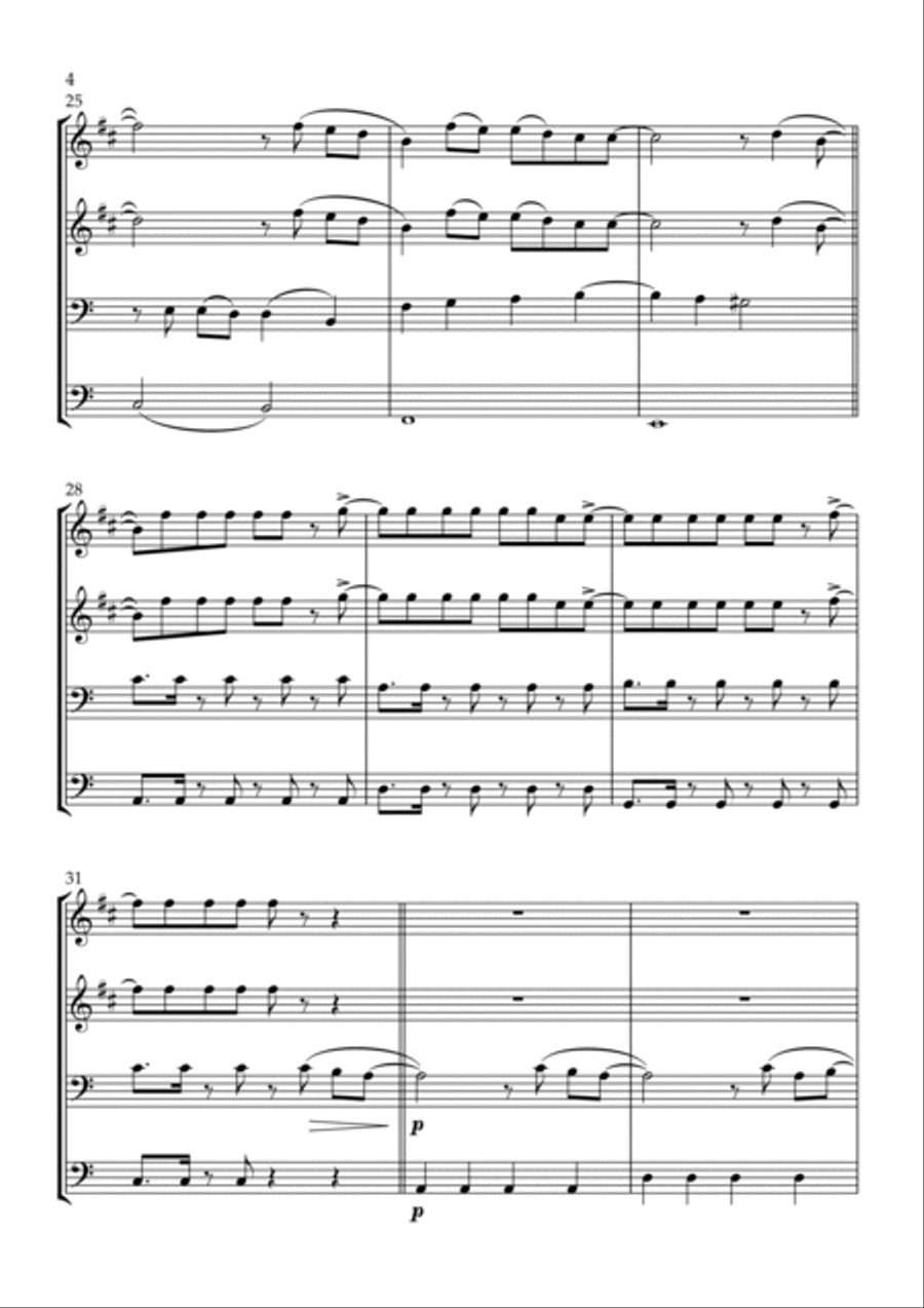 Flowers Trombone scores gallery preview page 4