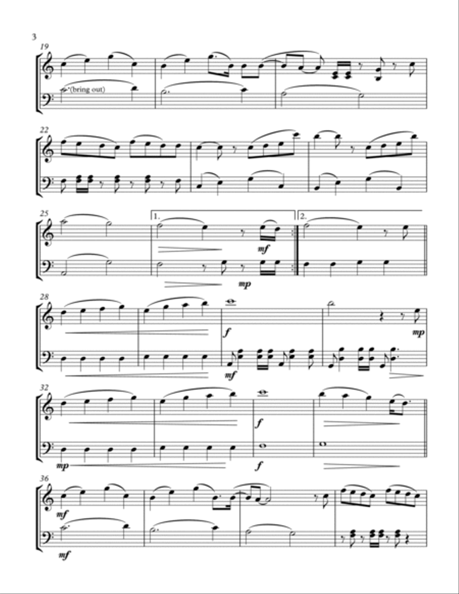 Count On Me String Duet scores gallery preview page 5
