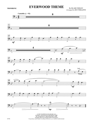 Everwood Theme: 1st Trombone