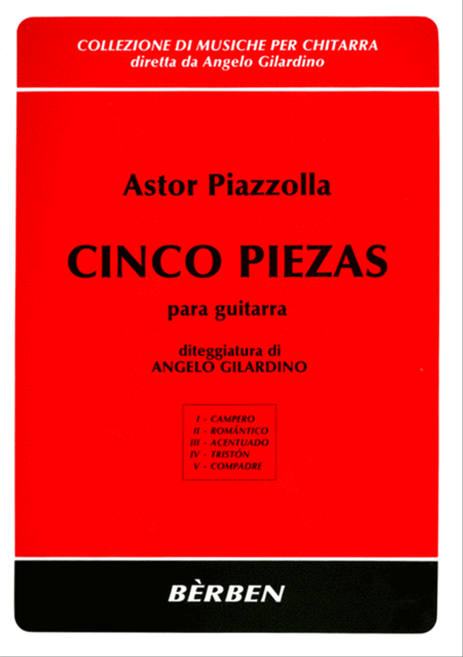 Cinco Piezas Chamber Music scores gallery preview page 1