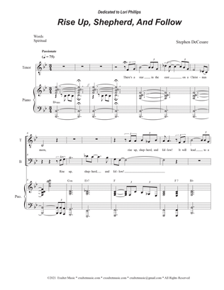 Rise Up, Shepherd, And Follow (Duet for Tenor and Bass solo)