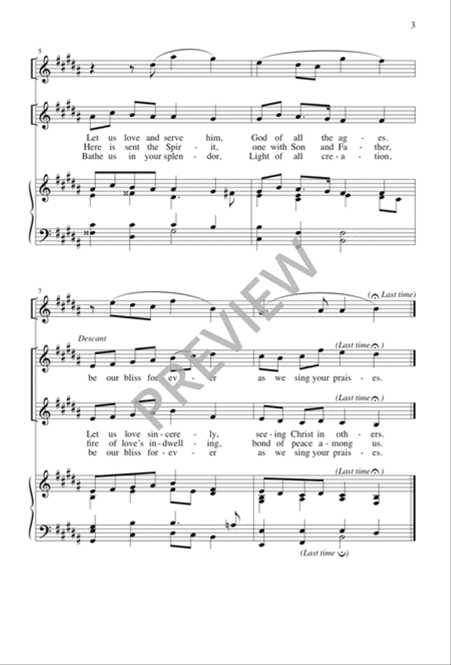 Here in Christ We Gather Here in Christ We Gather Unison Choir scores gallery preview page 4