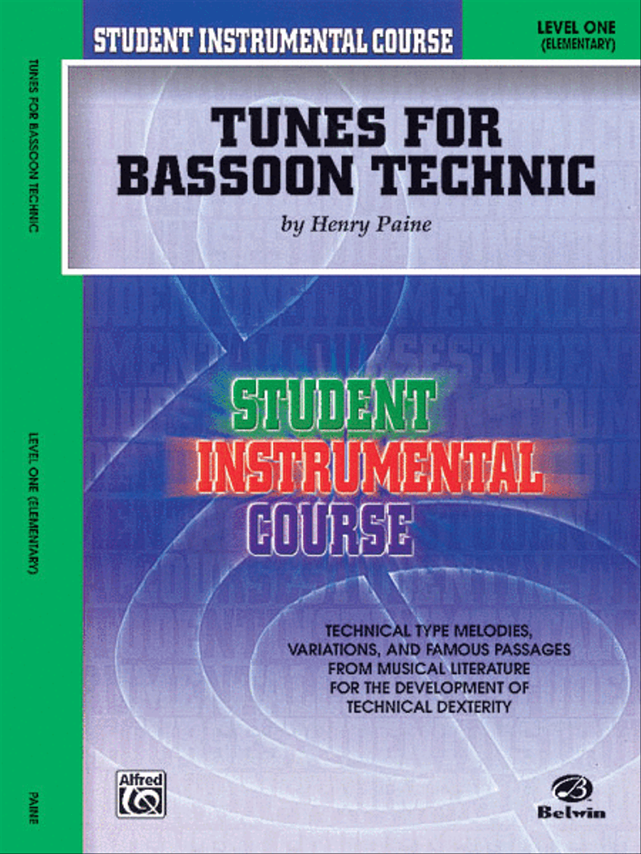 Student Instrumental Course Tunes for Bassoon Technic Bassoon Solo scores gallery preview page 1