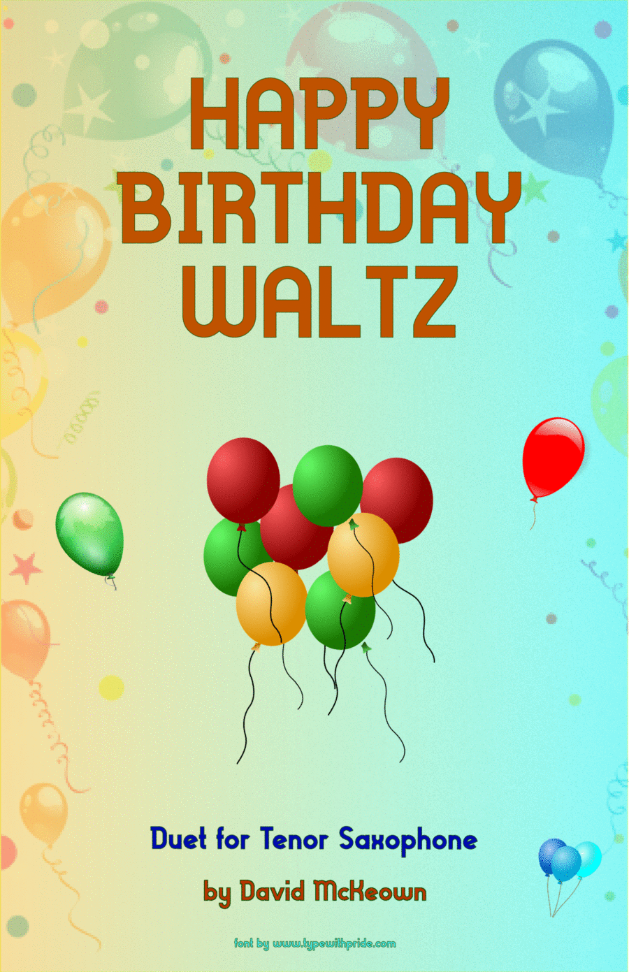 Happy Birthday Waltz, for Tenor Saxophone Duet Woodwind Duet scores gallery preview page 1