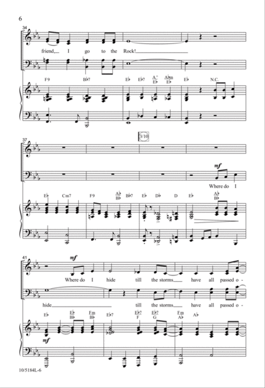I Go to the Rock 4-Part scores gallery preview page 6