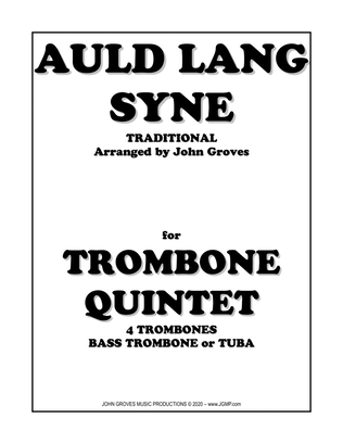 Book cover for Auld Lang Syne - Trombone Quintet