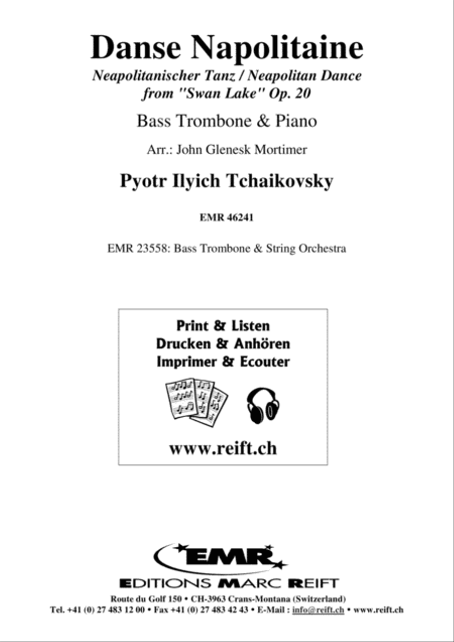 Danse Napolitaine Bass Trombone scores gallery preview page 2