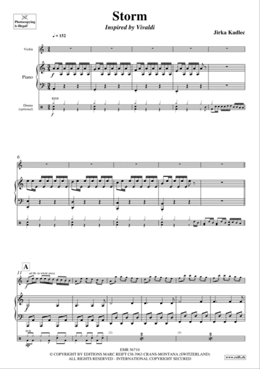 Storm Violin Solo scores gallery preview page 4