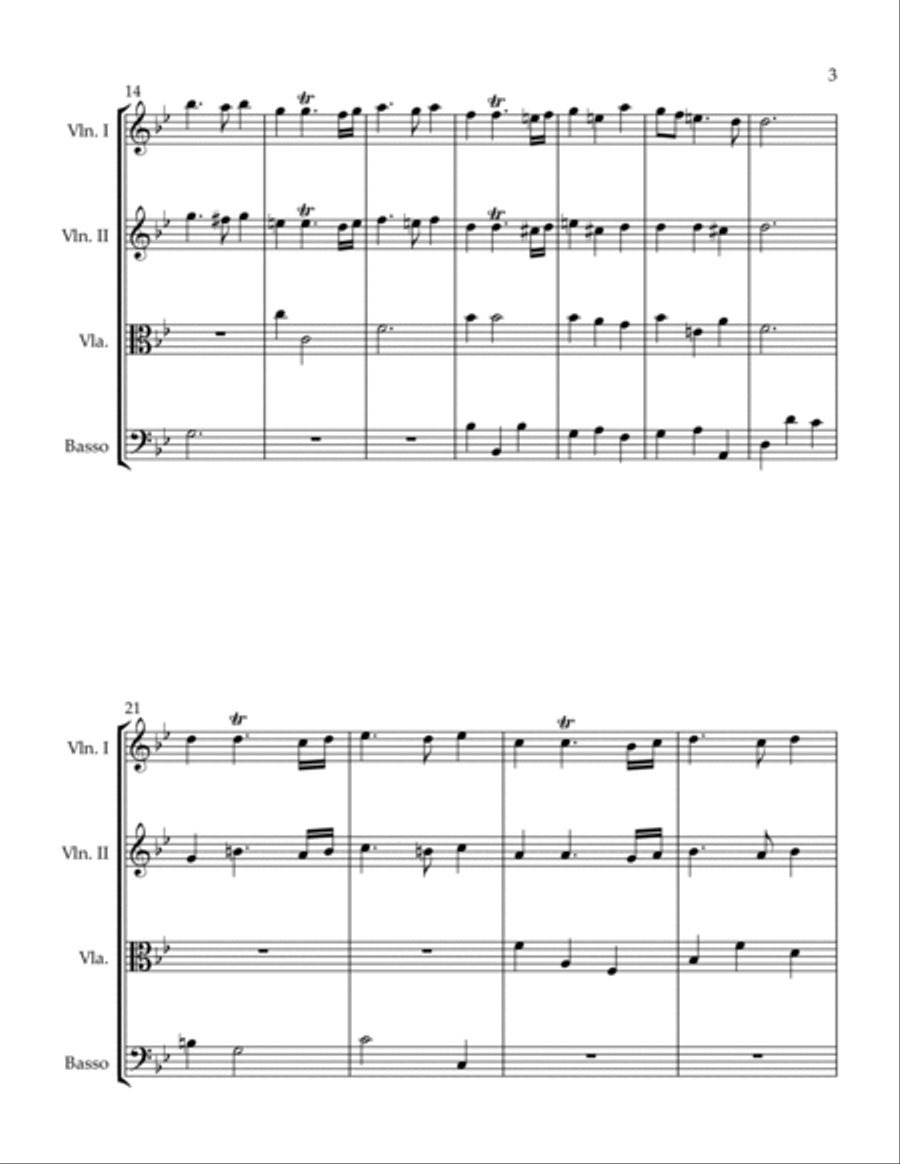 Alcina Saraband Alcina Saraband String Orchestra scores gallery preview page 3