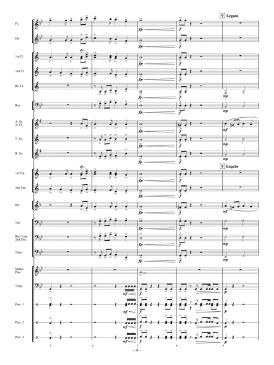 Panther In The Sky Concert Band scores gallery preview page 3