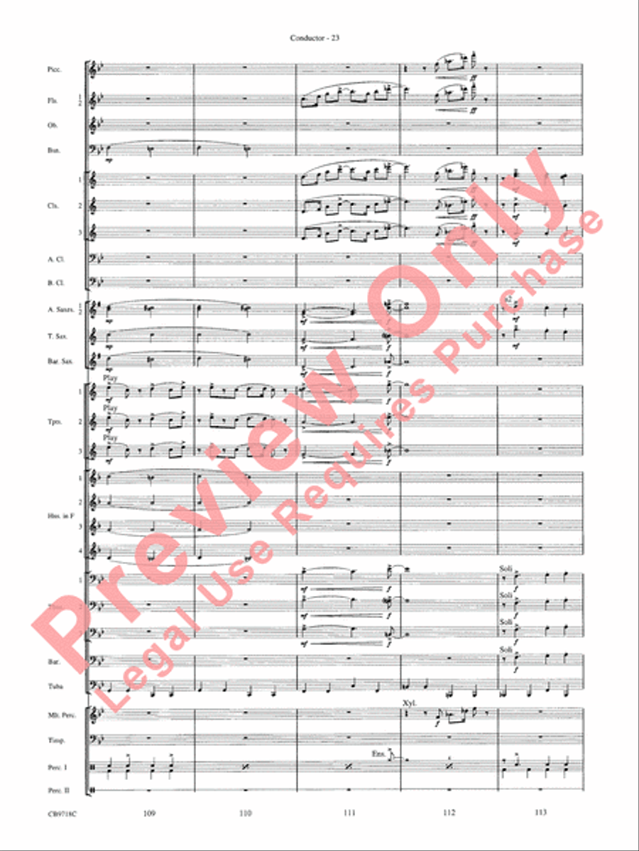 Gershwin! (Medley) Gershwin! (Medley) Concert Band scores gallery preview page 26