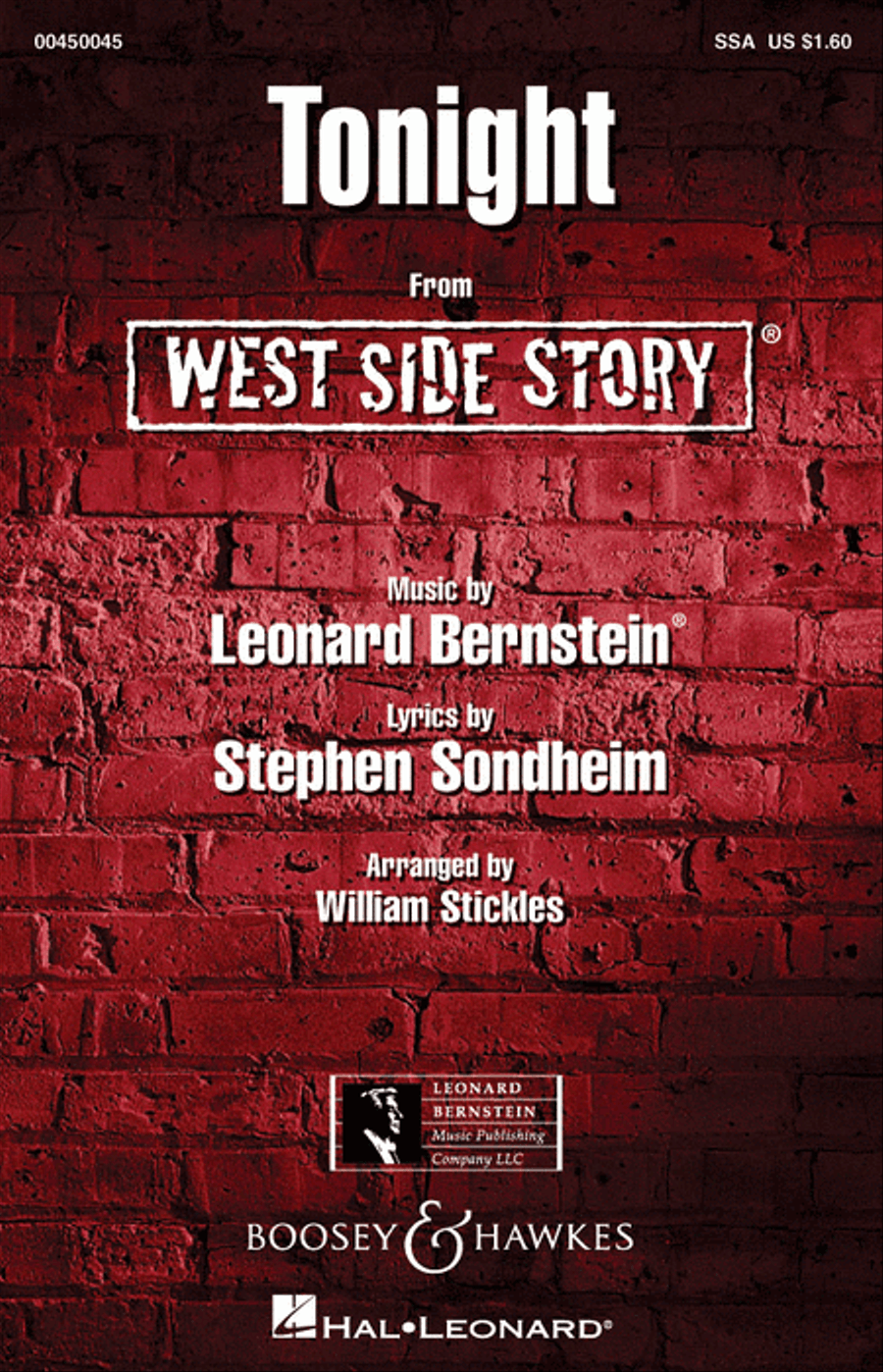 Tonight (from West Side Story) SSA scores gallery preview page 1