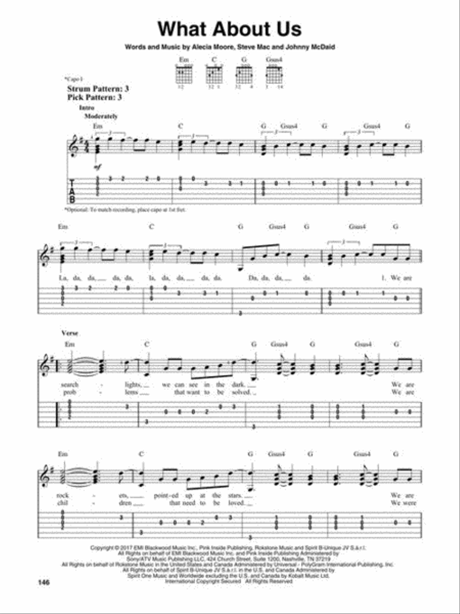 Easy Guitar Sheet Music 2010-2019 Electric Guitar scores gallery preview page 6