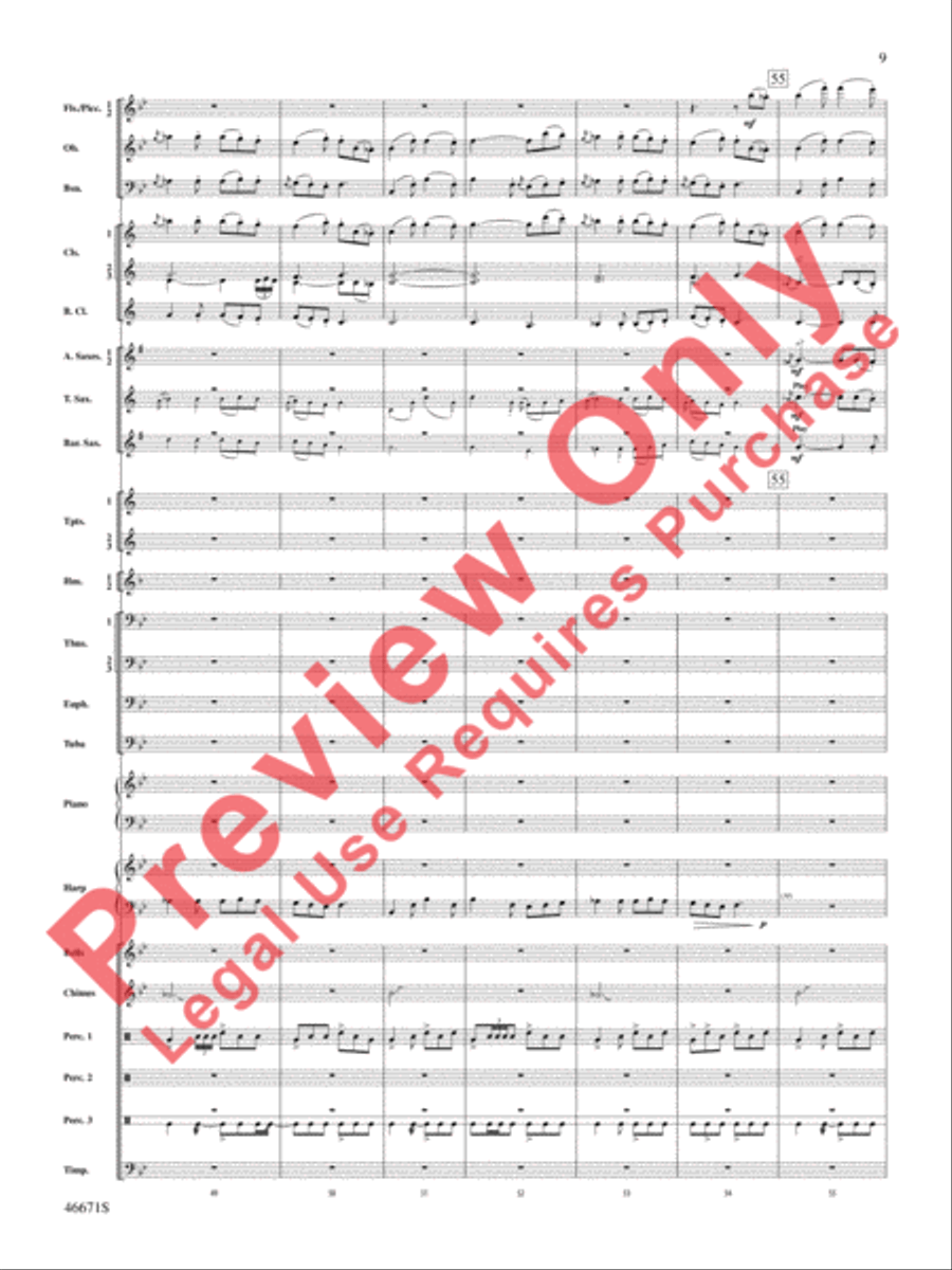 Celtic Wedding Concert Band scores gallery preview page 10