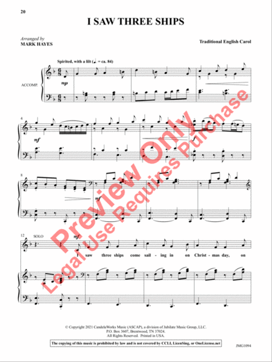 The Mark Hayes Vocal Solo Collection Medium Voice scores gallery preview page 11
