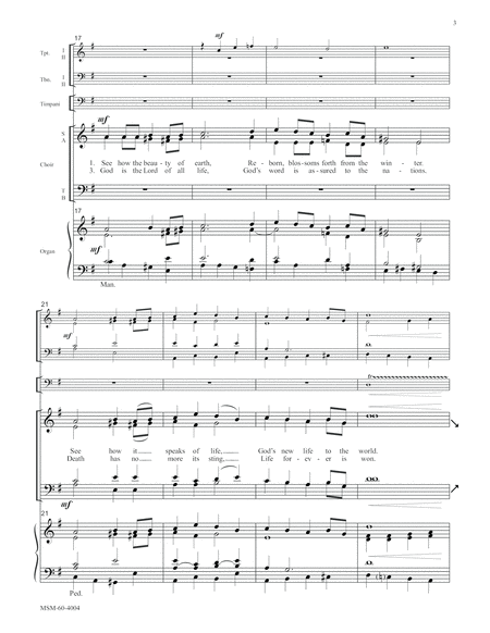 Hail Thee, Festival Day (Downloadable Full Score)