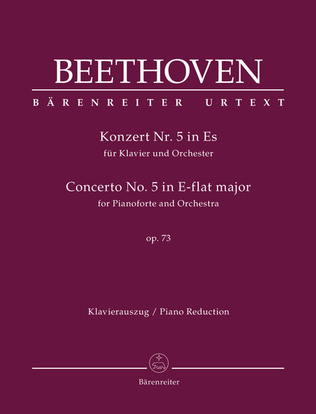 Book cover for Concerto for Pianoforte and Orchestra Nr. 5 E-flat major op. 73