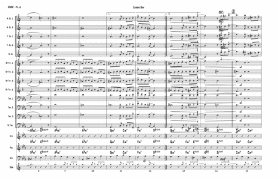 Lunada Bay Jazz Ensemble scores gallery preview page 3