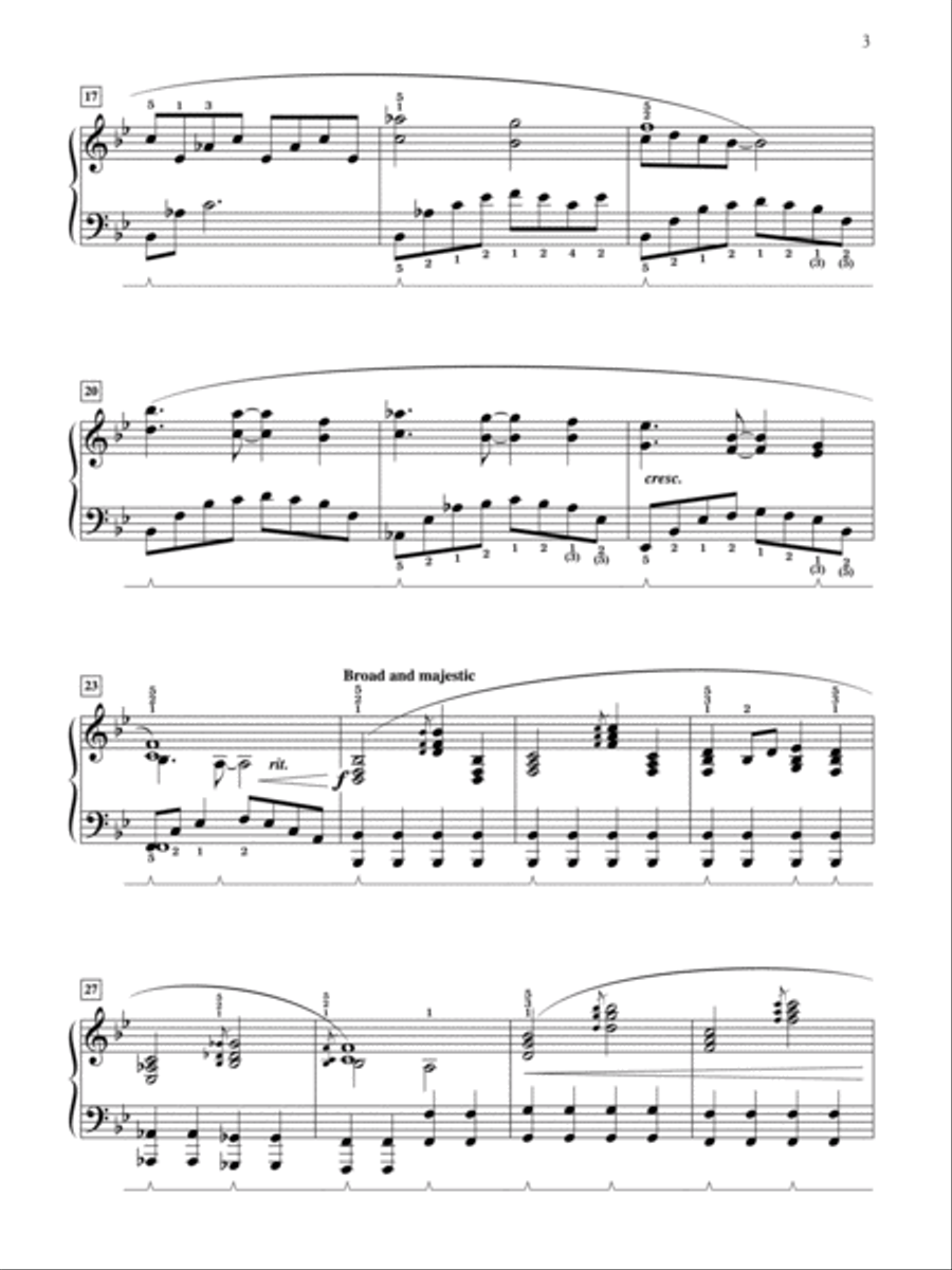 Michigan Images Piano Solo scores gallery preview page 3