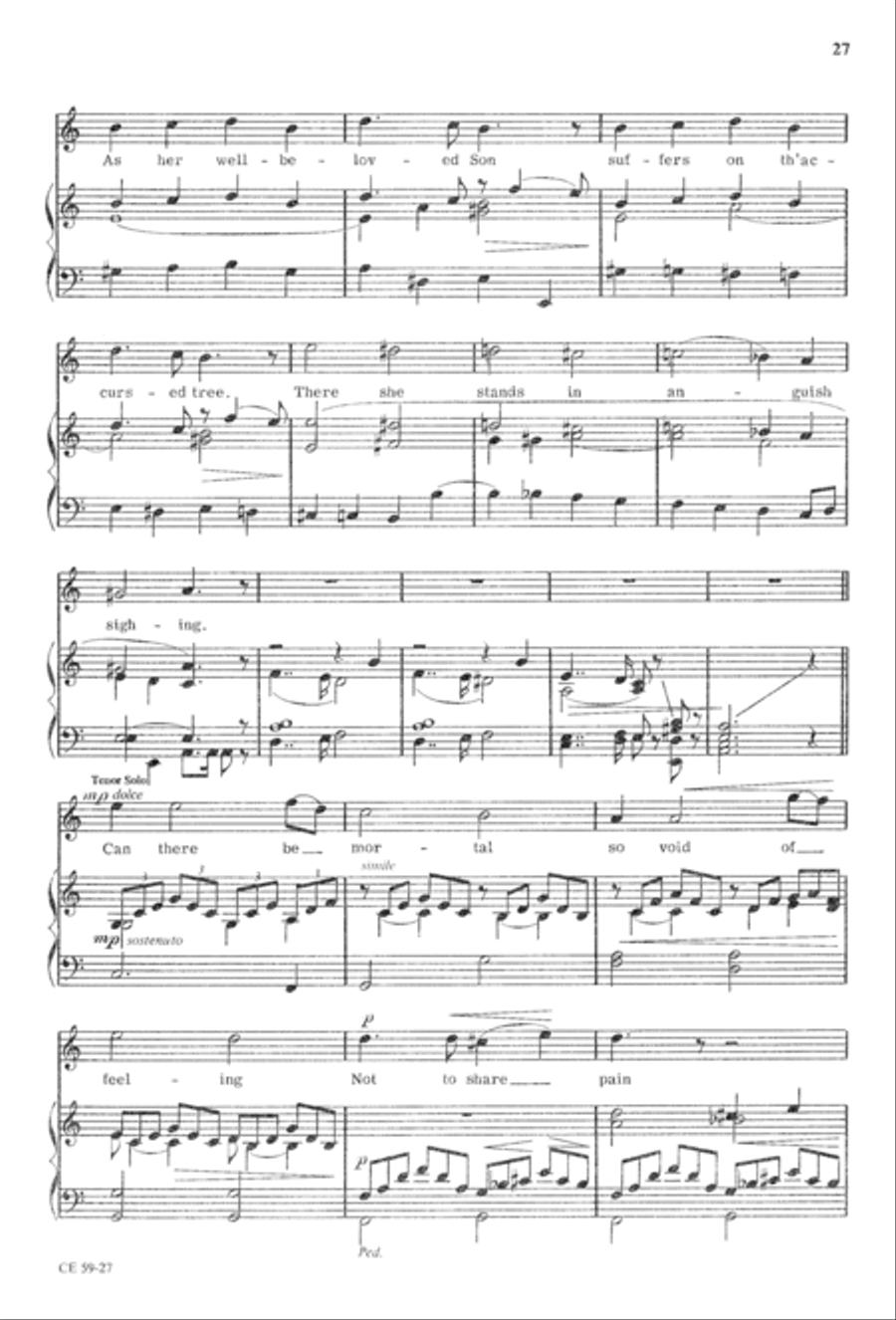 The Seven Last Words of Christ 4-Part scores gallery preview page 29