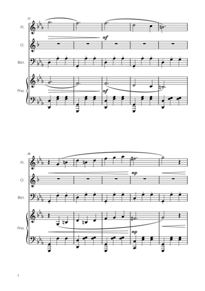 Dmitri Shostakovich - Second Waltz - Woodwind Trio w/ Piano image number null
