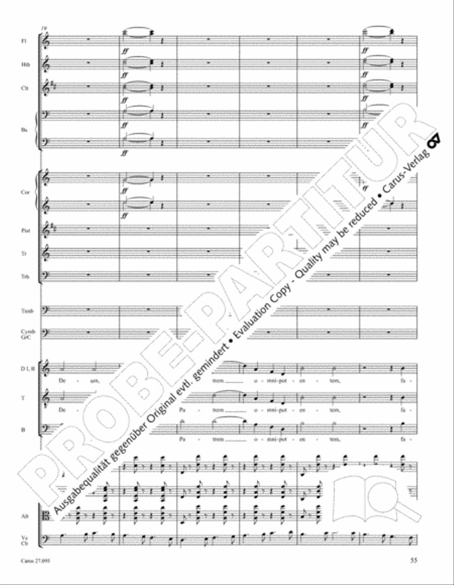 Messe solennelle de sainte Cecile STB scores gallery preview page 68