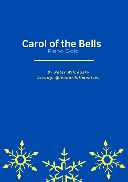 Carol of the Bells - Piano solo image number null