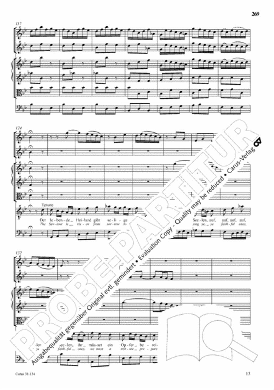 The Complete Sacred Vocal Works (Das geistliche Vokalwerk) Voice scores gallery preview page 270