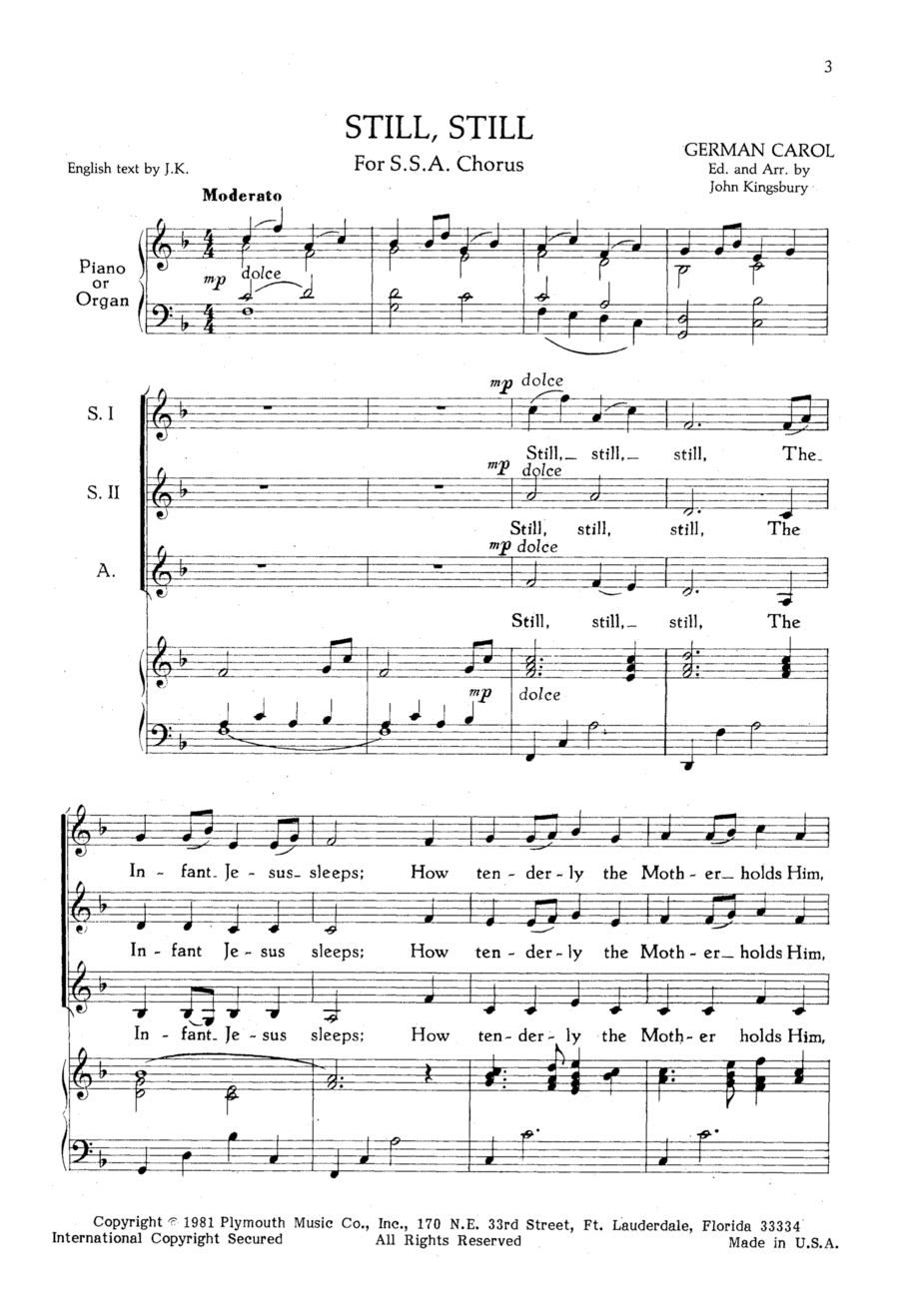 Still, Still SSA scores gallery preview page 1