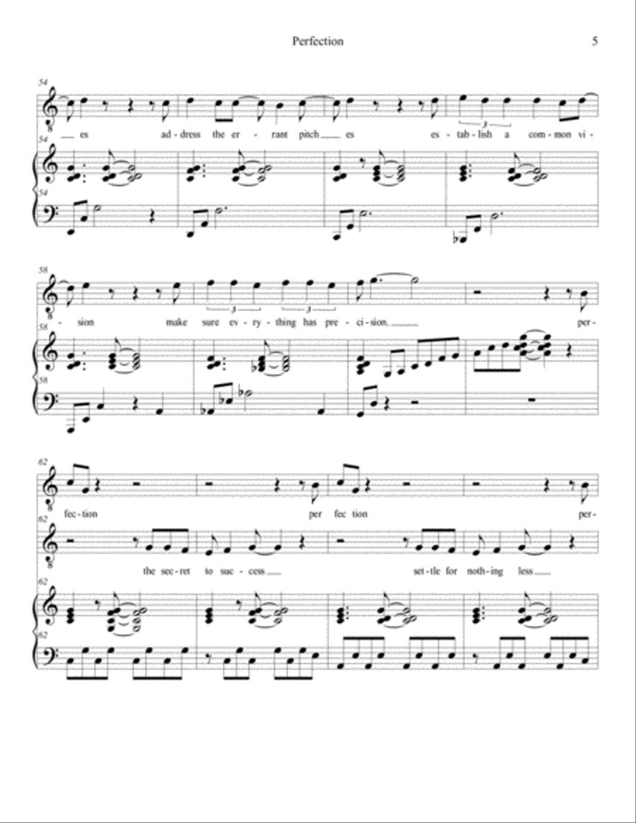 Perfection Voice Solo scores gallery preview page 5
