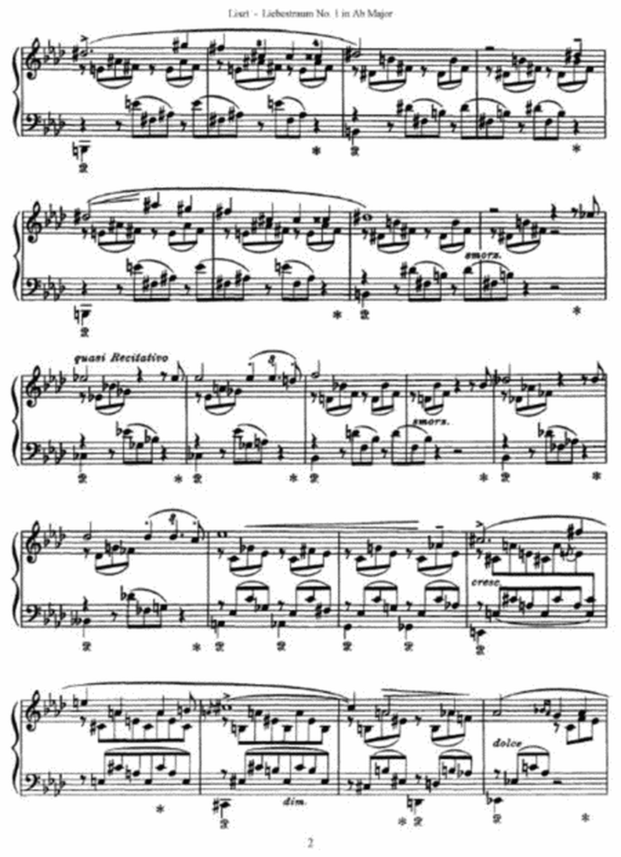 Franz Liszt - Liebestraum No. 1 in Ab Major