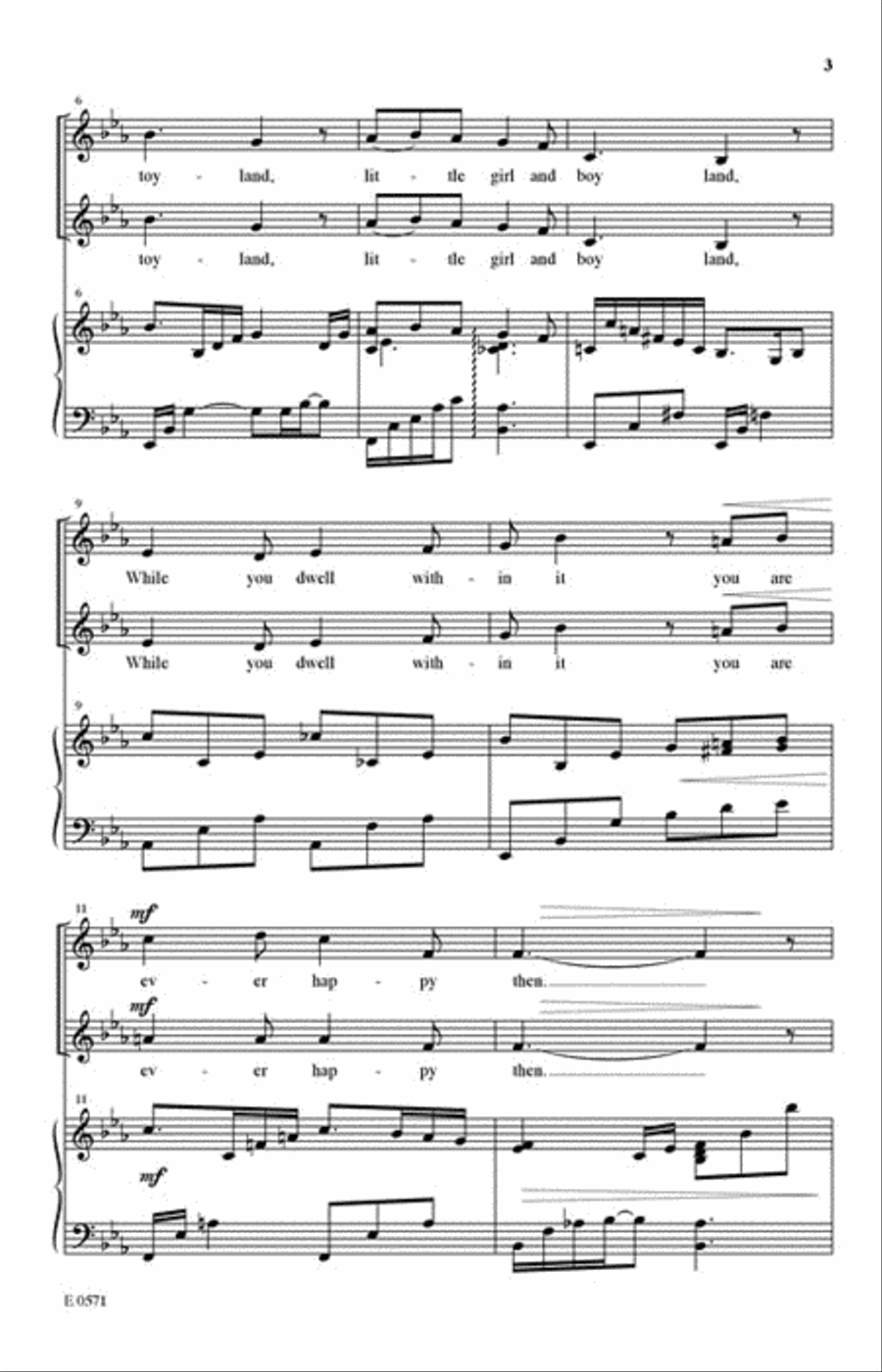 Christmas Is for Children 2-Part scores gallery preview page 3