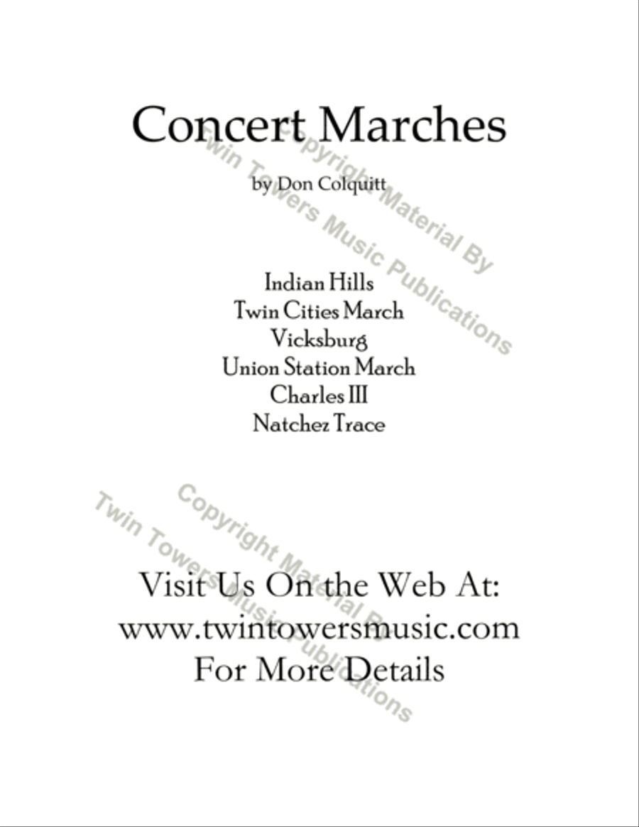 Northshore March Concert Band scores gallery preview page 20