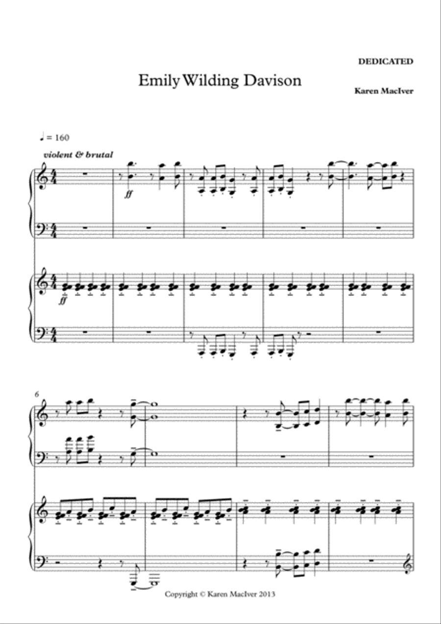 EMILY WILDING DAVISON 2 Pianos, 4-Hands scores gallery preview page 4