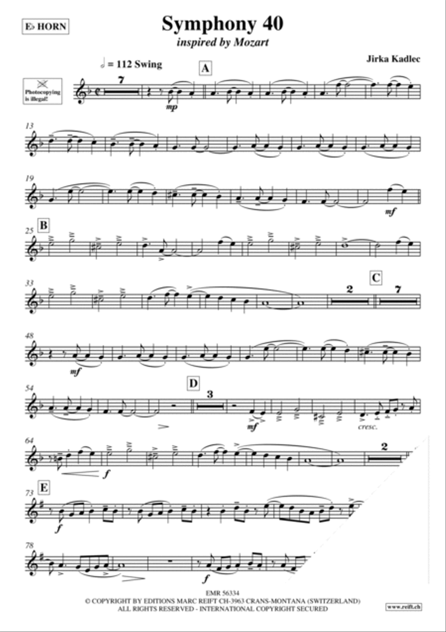 Symphony 40 Horn scores gallery preview page 3