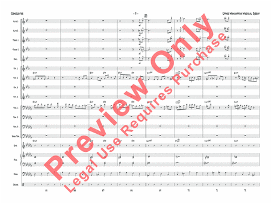 Upper Manhattan Medical Group Jazz Ensemble scores gallery preview page 10