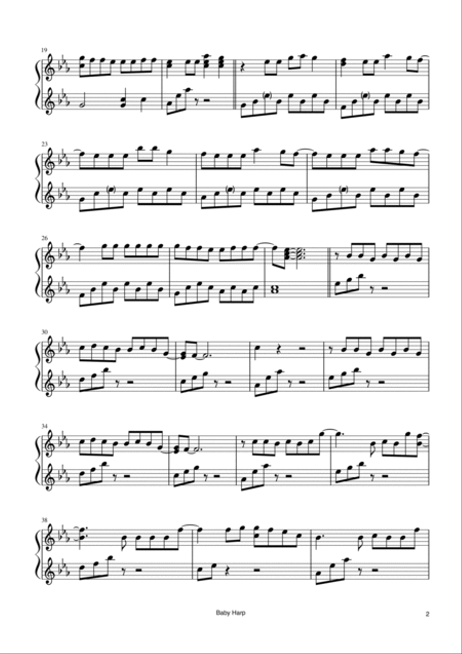Someone You Loved Someone You Loved Harp scores gallery preview page 2