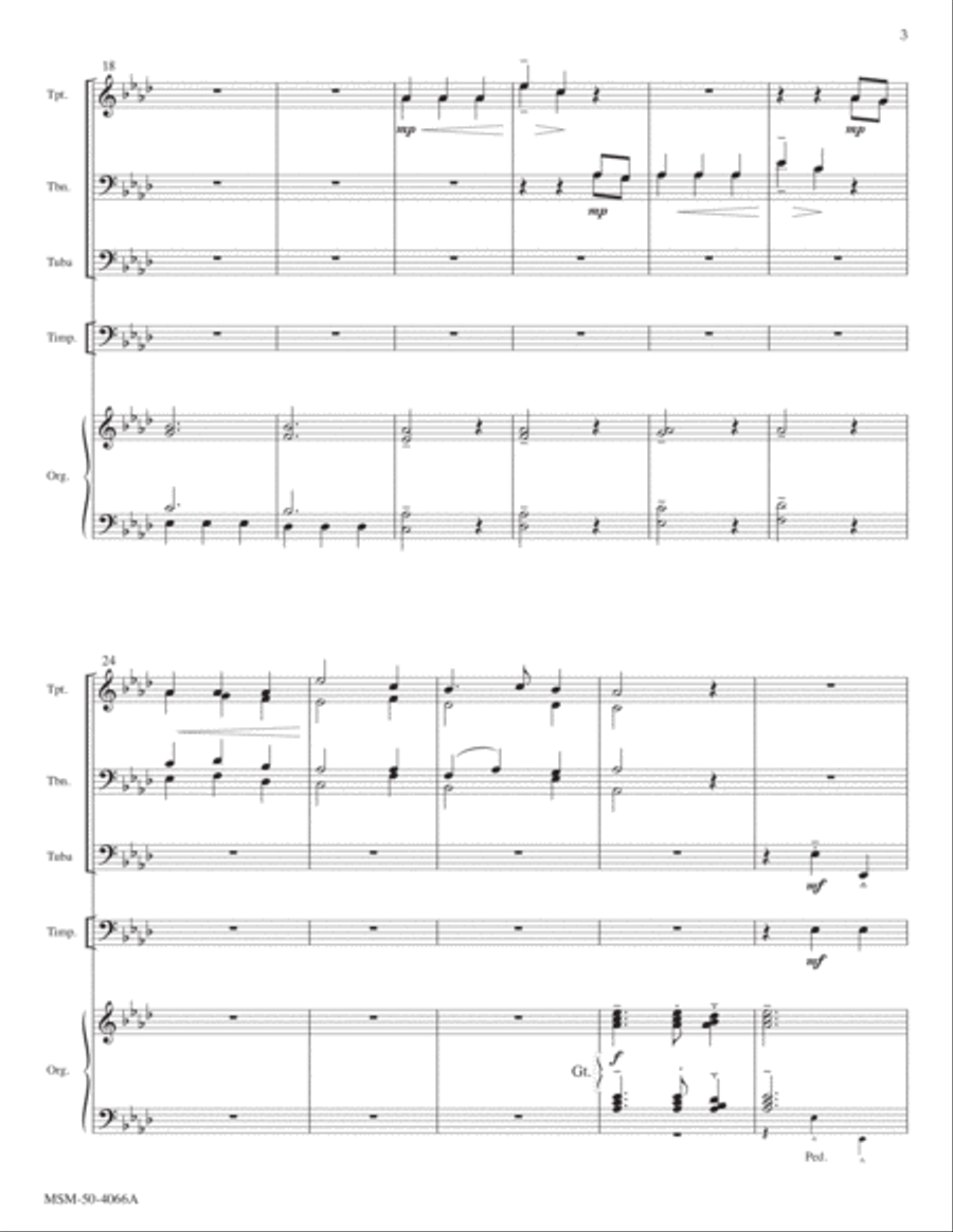 Alleluia! Jesus Is Risen! Choir scores gallery preview page 3
