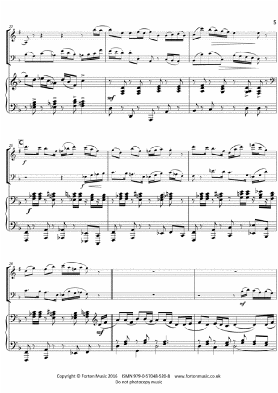 Cameos Bassoon scores gallery preview page 5