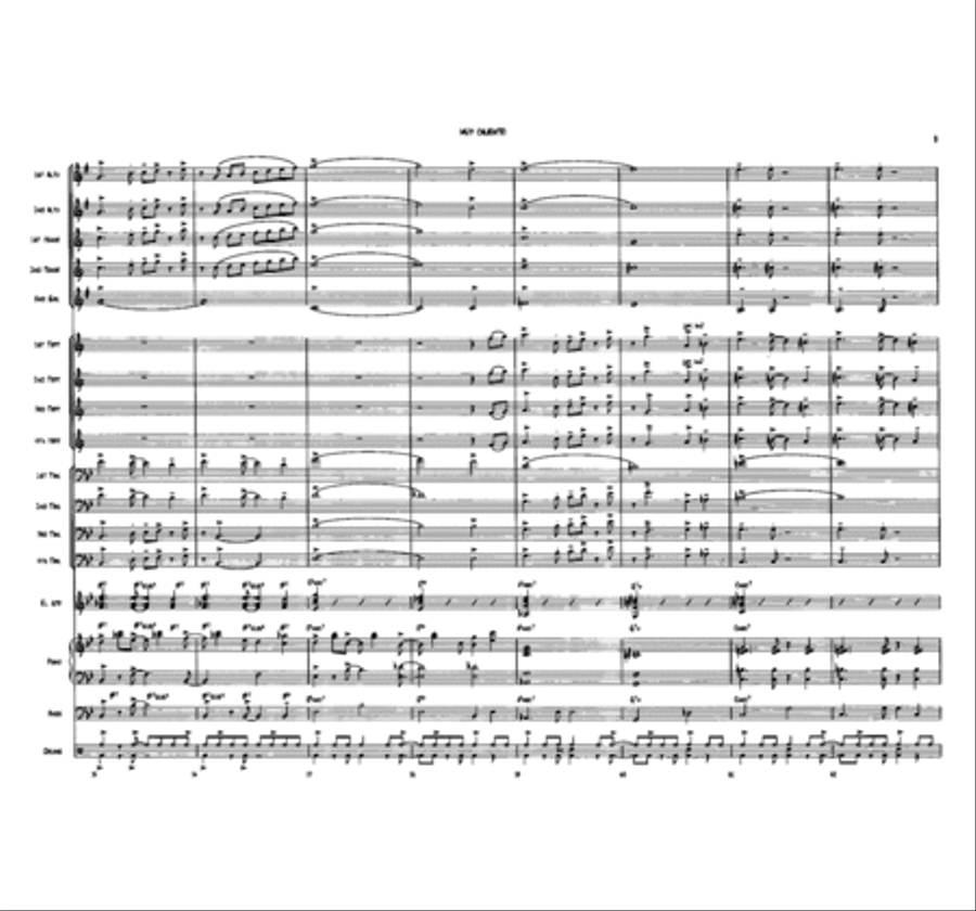 Muy Caliente! Jazz Ensemble scores gallery preview page 9