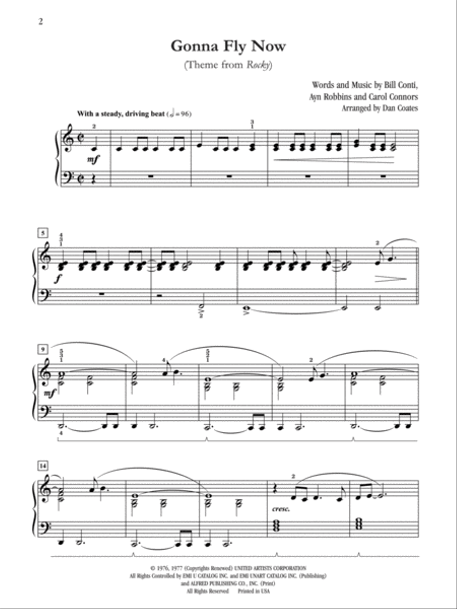 Gonna Fly Now (Theme from Rocky) Small Ensemble scores gallery preview page 2
