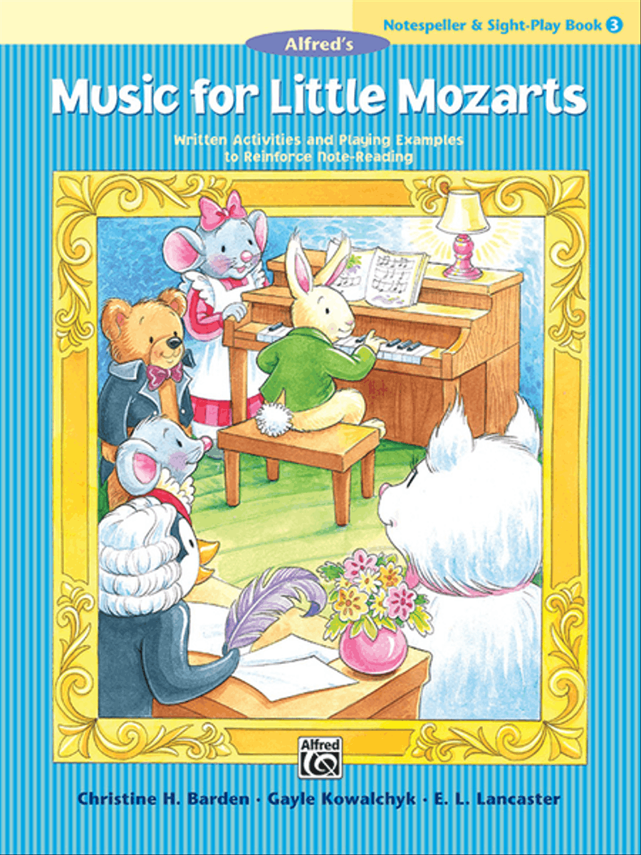 Music for Little Mozarts Notespeller & Sight-Play Book, Book 3 Piano Method scores gallery preview page 1