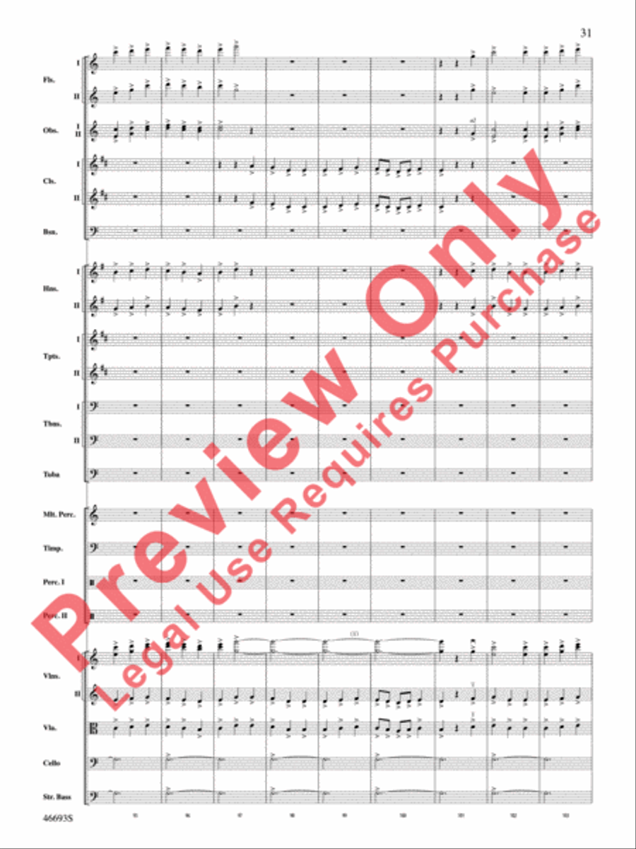 Suite of Carols Full Orchestra scores gallery preview page 32